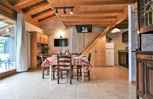 Prata Camportaccio Apartamento | Bonito apartamento para 5 personas con WIFI, TV, terraza y mascotas permitida