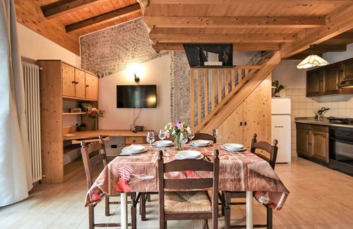 Prata Camportaccio Apartamento | Bonito apartamento para 5 personas con WIFI, TV, terraza y mascotas permitida