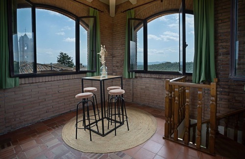 San Gimignano Apartamento | Hermoso apartamento con WIFI, A/C, piscina y vista panorámica, cerca de San Gimignano