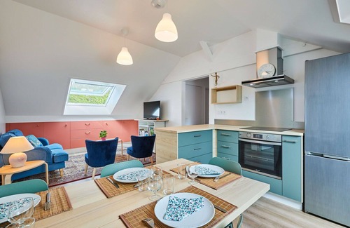 Croissanville Apartamento | Acogedor apartamento para 5 personas con WIFI