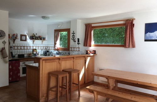 Les Tines Apartamento | Precioso apartamento en chalet con vistas al Mont Blanc / Excelente apartamento en chalet