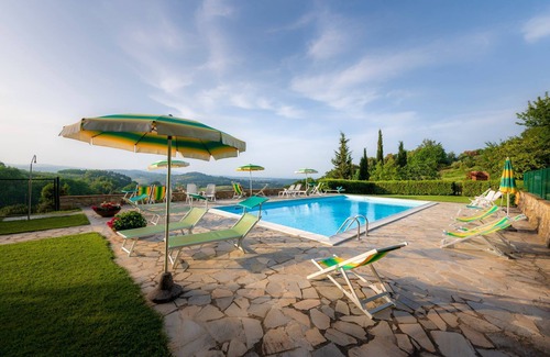 San Macario In Monte Cabaña | Lovely cottage with outdoor patio and small terrace. Panoramic pool and bbq.