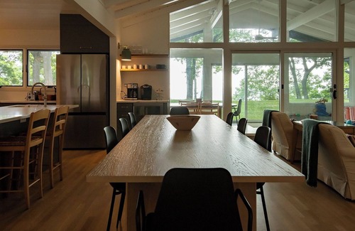 Fennville Casa | Lovely, Eco-Conscious Retreat on Lake Michigan w/ Private Beach & Hot Tub