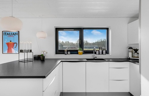 Fjellerup Strand Casa | Acogedora casa en Glesborg con WiFi
