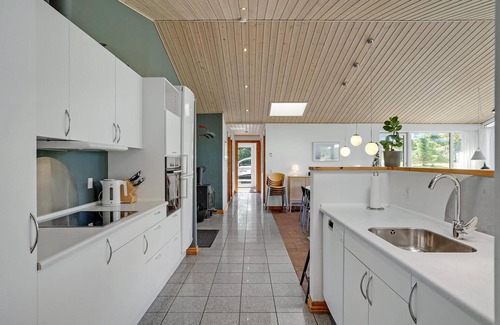 Skødshoved Strand Casa | Preciosa casa en Knebel con sauna