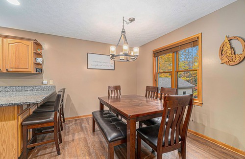 Thompsonville Casa | Lovely home near Crystal Mountain Resort with game room, private hot tub, sauna