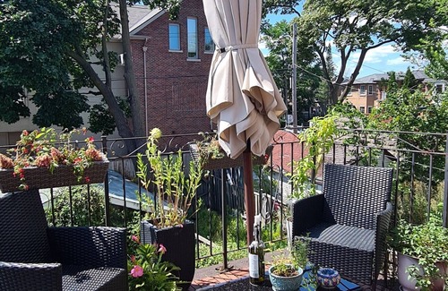 Bloorcourt Village Apartamento | Lovely one bedroom oasis+Balcony+work station
