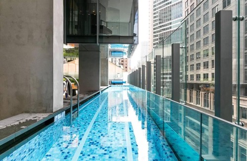 Sydney Central Business District Apartamento | Lovely One Bedroom + Study with Infinity Pool