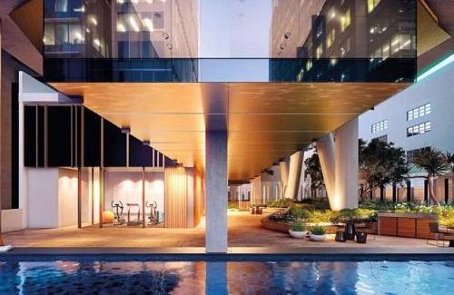 Sydney Central Business District Apartamento | Lovely One Bedroom + Study with Infinity Pool