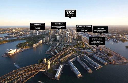 Sydney Central Business District Apartamento | Lovely One Bedroom + Study with Infinity Pool