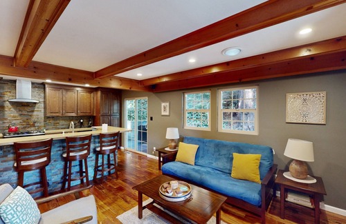 Monte Rio Casa | Lovely Redwood Retreat w/ Hot Tub & Wraparound Deck