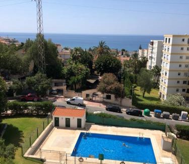 La Cala del Moral Apartamento | Lovely studio with seaview 700m from the beach