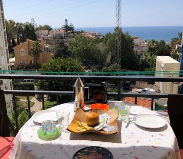 La Cala del Moral Apartamento | Lovely studio with seaview 700m from the beach