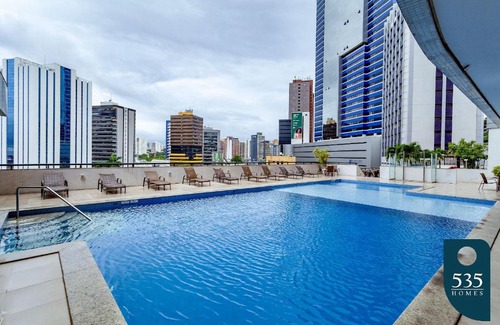 Caminho das Arvores Apartamento | Hermoso Estudio con cocineta en la región central
