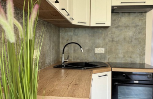 Lebork Apartamento | Lovingly furnished vacation apartment with balcony in a central location by the park