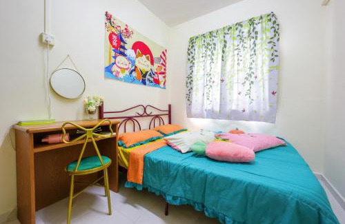 Taman Mahajaya Apartamento | Lucky Cat homes , arcade machine, TVbox majong , big moon