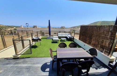 Peñíscola Casa | Lujoso Adosado familiar, vistas al mar y montaña gran terraza, bebes, mascotas