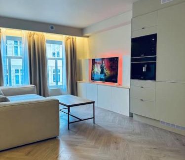 Bergenhus Apartamento | Luksuriøs bygårdsleilighet