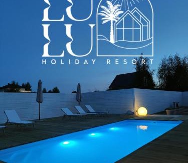 Mielno Complejo | Lulu Holiday Resort domki z podgrzewanym Basenem