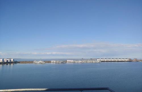 Olpenitz Apartamento | Lungomare Oro, Penthouse am Yachthafen, Traum Meerblick, Hunde erwünscht