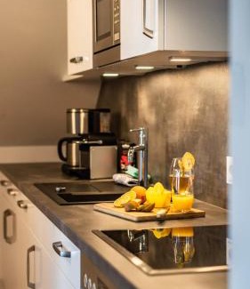 Olpenitz Apartamento | Lungomare Oro, Penthouse am Yachthafen, Traum Meerblick, Hunde erwünscht