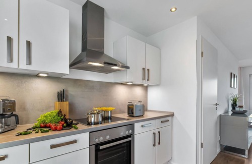 Olpenitz Casa | Lütthoorn - 1st row on the water, wood-burning stove, sauna, roof terrace, barbecue