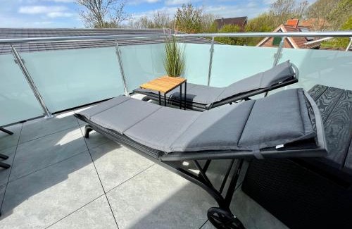 Wremen Apartamento | Luv-Moderne Neubauwohnung in Strandnähe-Wallbox