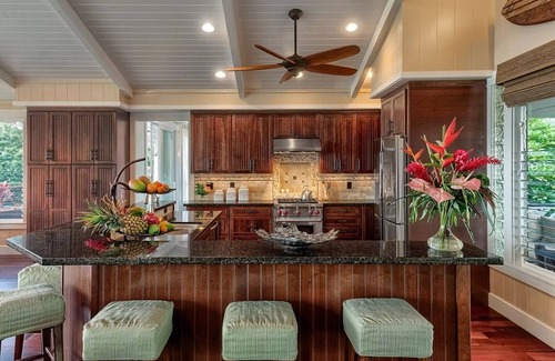 Anahola Casa | Frente a la playa de la elegancia en el famoso coco Costa de Kauai