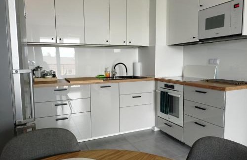 Pruszkow Apartamento | Lux Corner Park przestronne mieszkanie z klimatyzacją i podziemnym garażem