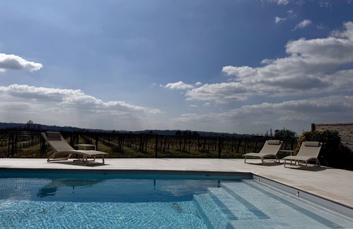 Saint-Sulpice-de-Faleyrens Casa | Casa-Premium-Baño privado-Vista al campo