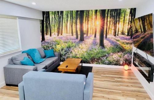 Port Coquitlam Apartamento | Lux kit 3beds 2baths 75 TV fireplace near Van