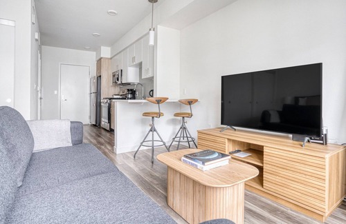 Oakland Ave - Harrison St Apartamento | Lux Oakland Studio w/ Gym, Pool & AC, 2 min walk to Target, by Blueground