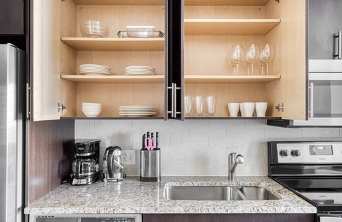 Seaport District Apartamento | Lux Seaport Studio w/ Gym on Harbor by Blueground