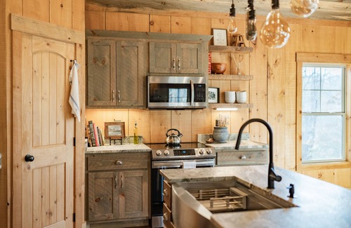 Morganton Cabina | Luxe Cabin Retreat HotTub 20 min Blue Ridge Vineyards Games Firepit Pets