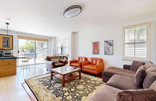 Carmel Valley Casa | Luxe home in gated community with backyard - near University, dining, shopping
