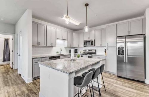 Hayes Apartamento | Luxe King 3BR Suite to Downtown Durham!