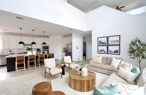 Little Elm Casa | Luxe Living 4-bedroom with fireplace & game room