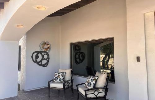 Rio Verde Foothills Casa | Luxe Ranch w Four Peaks Views Outdoor Fireplace