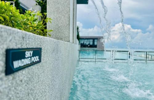 Kampung Sungai Nibong Apartamento | Luxe Seaview Rooftop Pool Airport bayan lepas