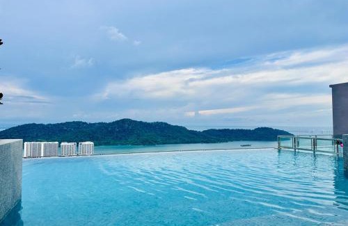 Kampung Sungai Nibong Apartamento | Luxe Seaview Rooftop Pool Airport bayan lepas