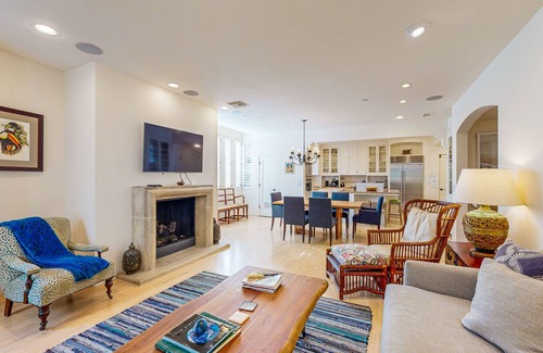 The Funk Zone Casa | Luxe Villa in Funk Zone | Outdoor Kitchen, Mountain View, 2 Blocks to Beach