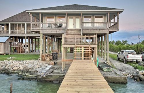 Lake Catherine Casa | Luxe Waterfront Lake Pontchartrain Home with Dock!