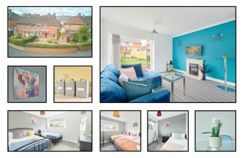 Stoke-on-Trent Casa | Luxehome-3BR-7guest-Freeparking-garden