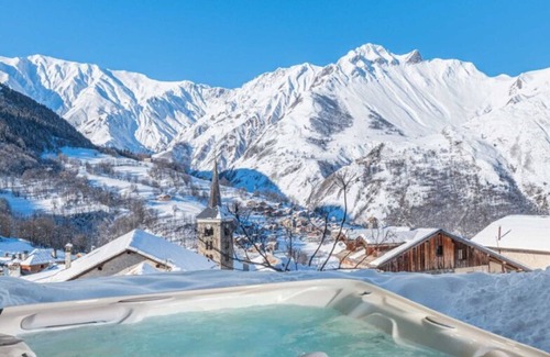 Saint-Martin-de-Belleville Chalet De Esquí | Chalet de lujo con jacuzzi, sauna y cine