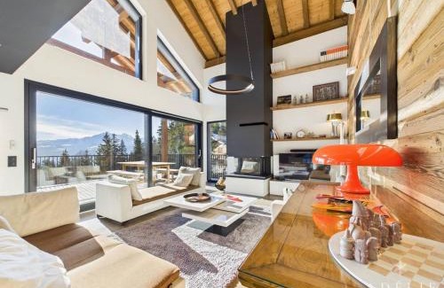 La Rosiere Chalet De Esquí | Luxueux chalet avec piscine, sauna et parking à La Rosière pour 10 personnes - FR-1-398-633