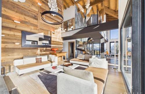 La Rosiere Chalet De Esquí | Luxueux chalet avec piscine, sauna et parking à La Rosière pour 10 personnes - FR-1-398-633