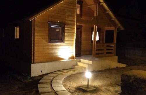 Aldeadavila de la Ribera Cabina | Cabañas de Madera de Lujo - Vista al Campo