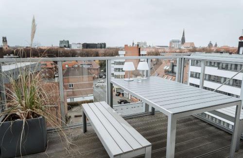 Innenstadtring Apartamento | Luxuriöses Loft über den Dächern Münsters 150 m²