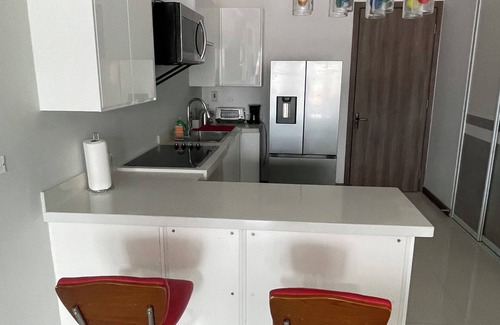 New Kingston Apartamento | Luxurious 1-bedroom apartment in amazing Kingston with WiFi, AC, rooftop pool.