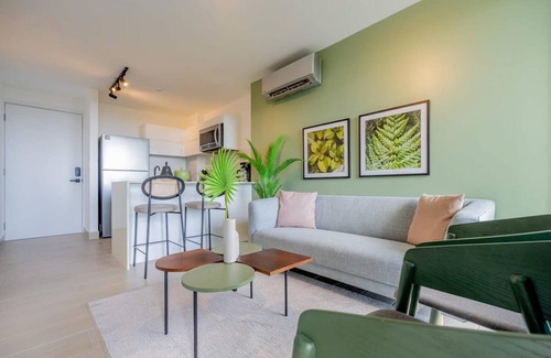 San Francisco Apartamento | Luxurious 1BR Apartment With Stunning Balcony View